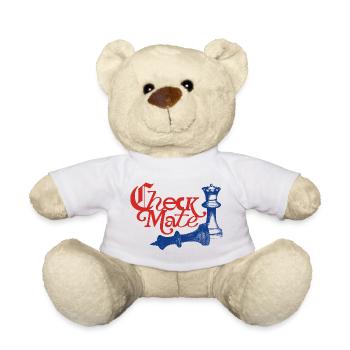 Check Mate Statement - Teddy - Weiß - Vorne