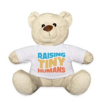 Raising Tiny Humans – Eltern-Alltag mit Humor - Teddy - Weiß - Vorne
