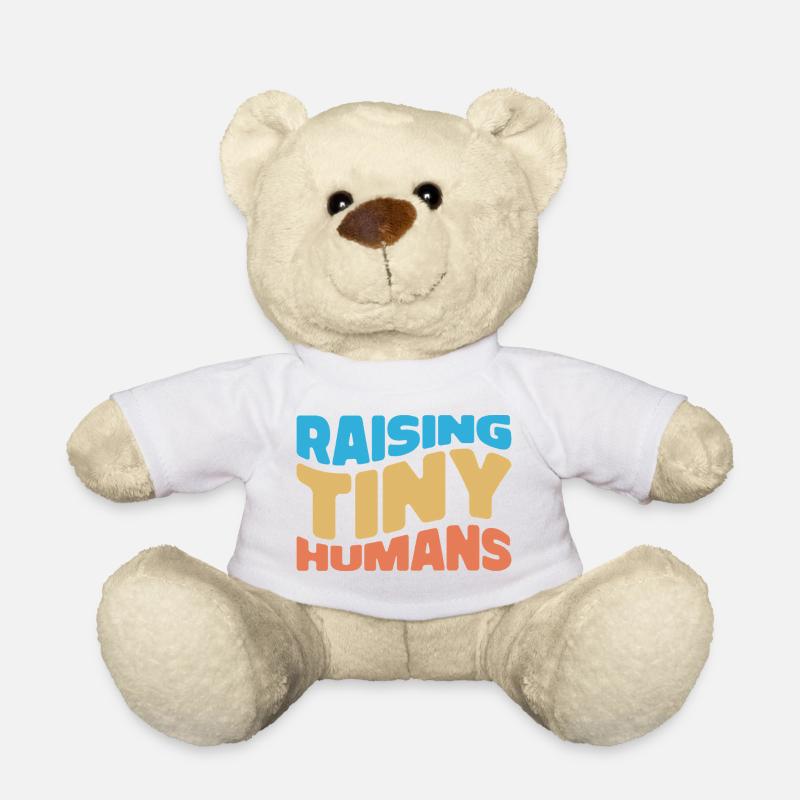 Raising Tiny Humans – Eltern-Alltag mit Humor - Teddy - Weiß