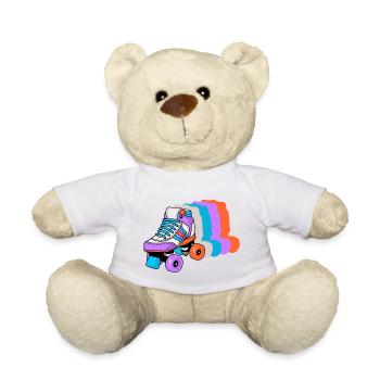 Rollschuh Schlittschuhläufer - Teddy - Weiß - Vorne