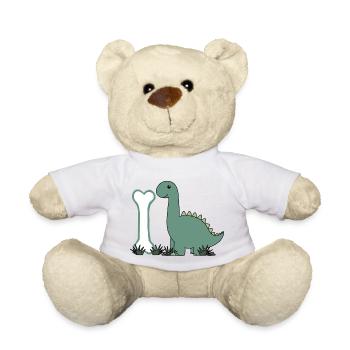 Lettre I - Nounours - blanc - Devant