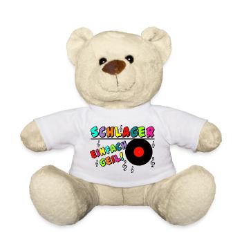 Schlager einfach geil ............................ - Teddy Bear - white - Front