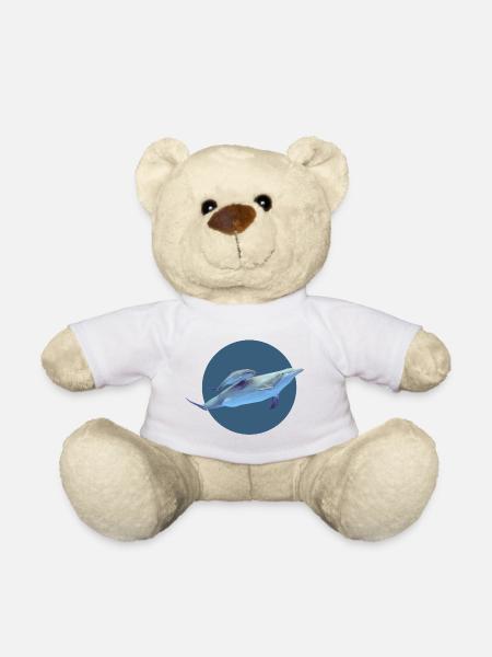 Delfin - Teddy - Weiß