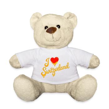 I love Switzerland - Teddy - Weiß - Vorne