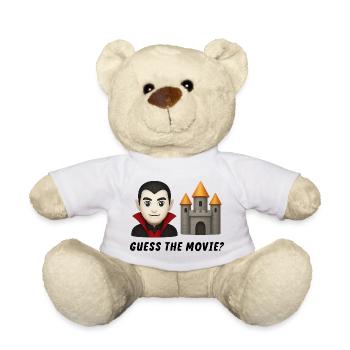 Motif Princesse Vampire et Château - Nounours - blanc - Devant