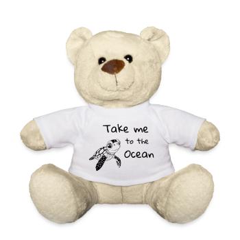 Take me to the Ocean – Meeresschildkröte - Teddy - Weiß - Vorne