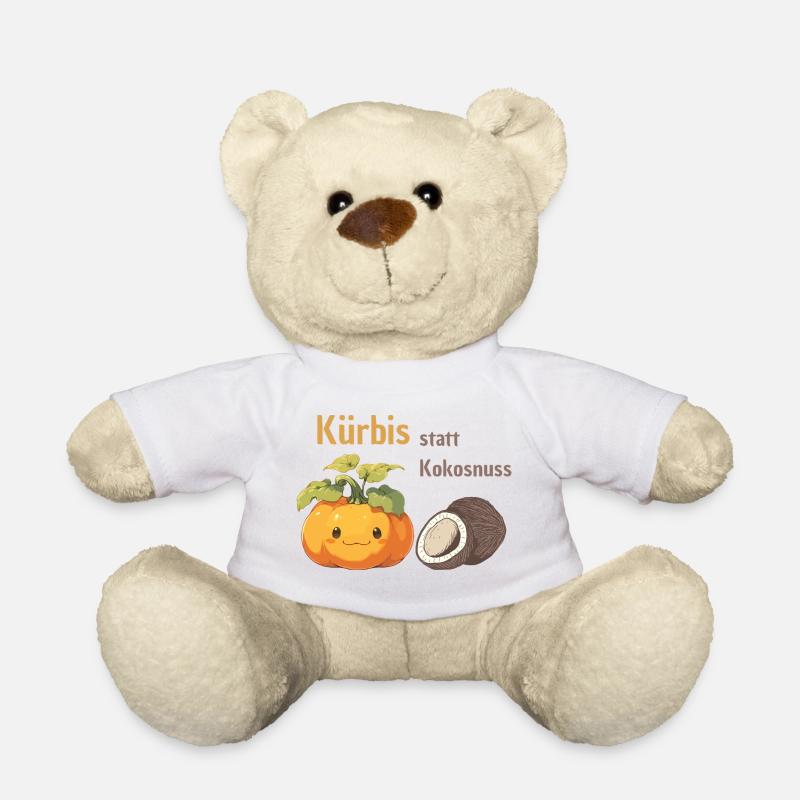 Kürbis statt Kokosnuss - Teddy - Weiß