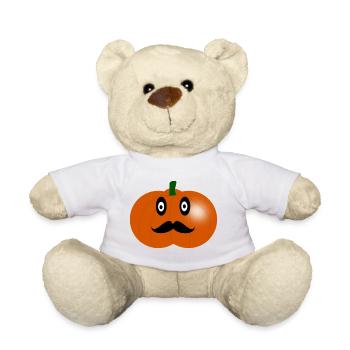 HALLOWEEN. PUMPKIN. PUMPKIN HALLOWEEN. - Teddy Bear - white - Front