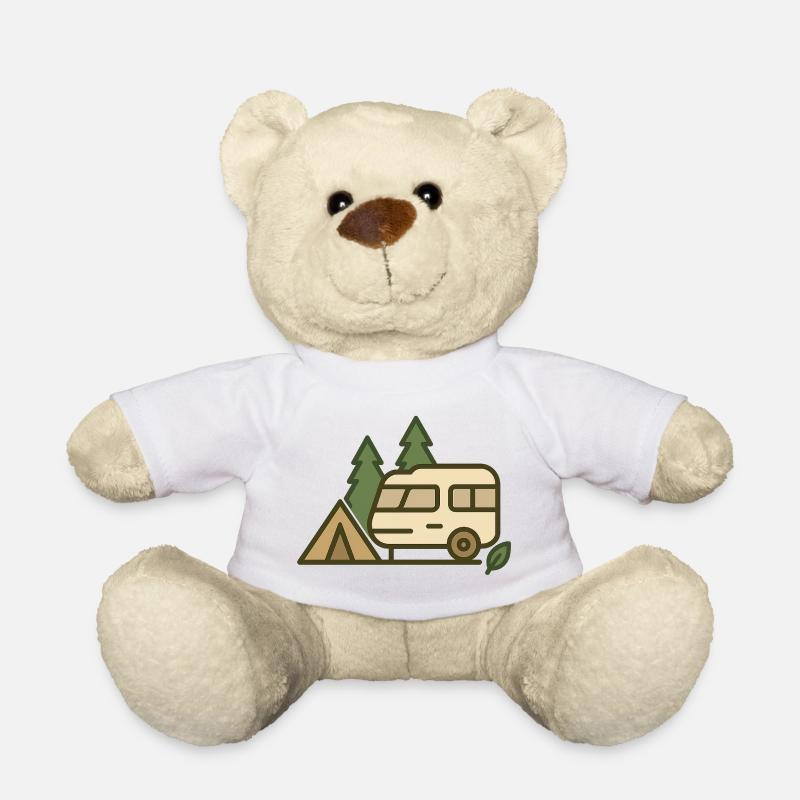 Adventure Camping Nature Design - Nounours - blanc