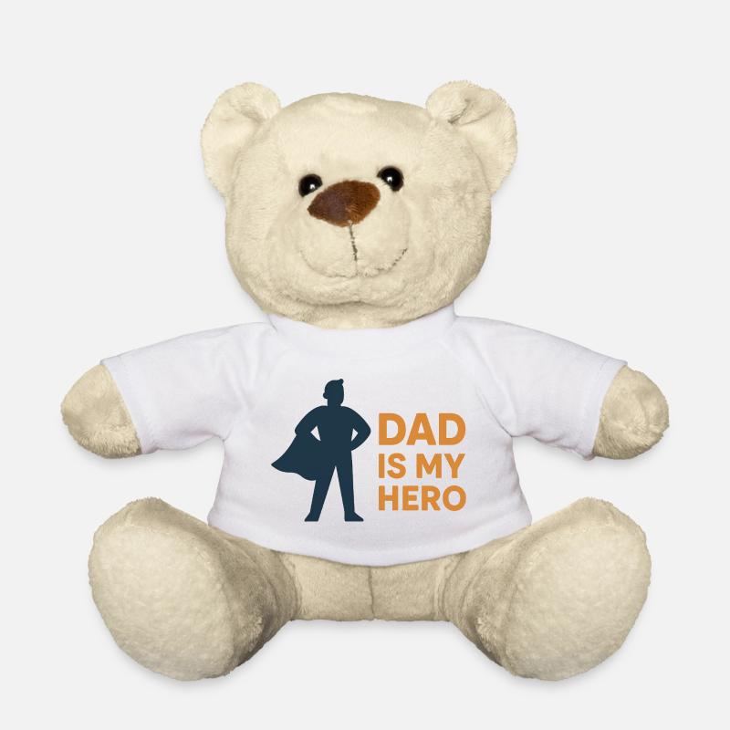 Vaterheld Cape Motiv - Teddy - Weiß