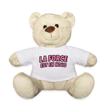 La Force est en Nous - Nounours - blanc - Devant