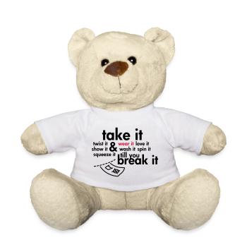 Take it & wear it.. - Teddy - Weiß - Vorne