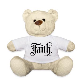 Glaube - stoisches römisches Design - Teddy - Weiß - Vorne