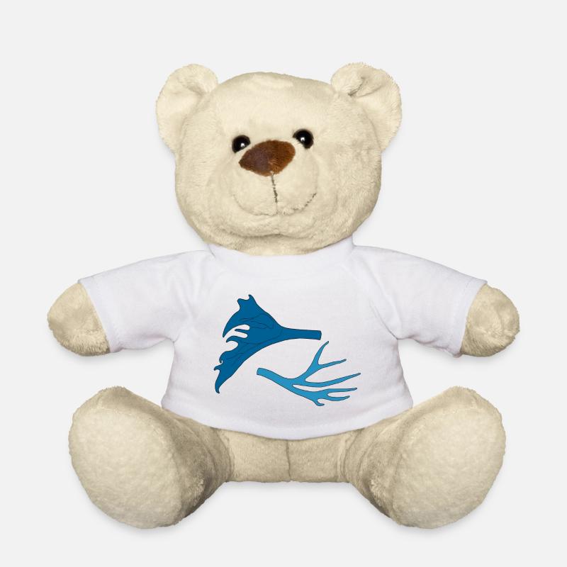 Bois de cerf - Nounours - blanc