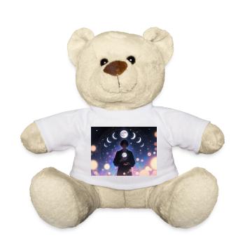 Moon Phases Mysticism Dreamer - Teddy Bear - white - Front