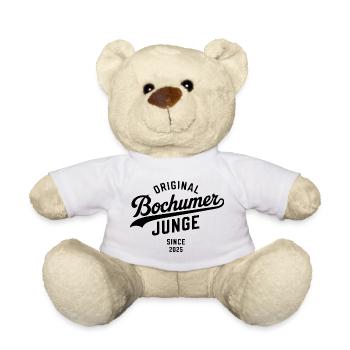 Véritable Bochum Sweat à capuche Bochum Chemise Combi-short - Nounours - blanc - Devant