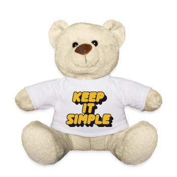 Keep It Simple Retro Bold - Teddy - Weiß - Vorne
