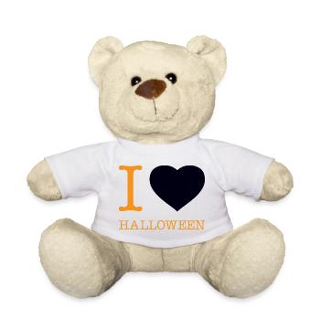 I Love Halloween - Teddy Bear - white - Front