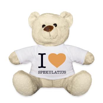 I love Spekulatius - Teddy - Weiß - Vorne