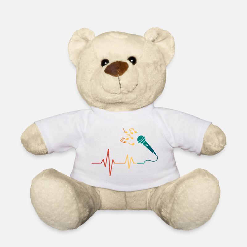 Heartbeat-Mikrofon - Teddy - Weiß