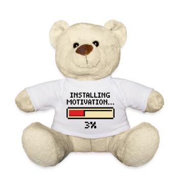 Installation von Motivation Progress - Teddy - Weiß - Vorne
