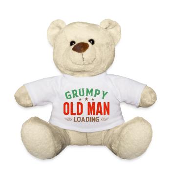 Grumpy Old Man Loading Shirt - Teddy - Weiß - Vorne