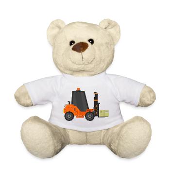 Forklift - Teddy Bear - white - Front