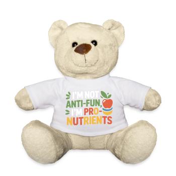 Registered Dietitian Critical Nutrition Guide  - Teddy Bear - white - Front