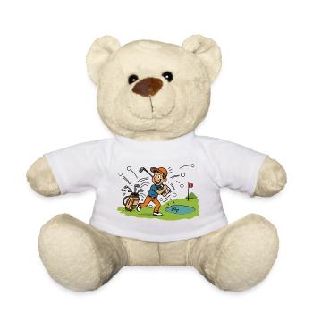Golf Schon Süchtig - Teddy - Weiß - Vorne