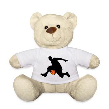 Basketball - Teddy Bear - white - Front