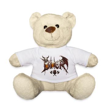 Boire de la bière - Nounours - blanc - Devant