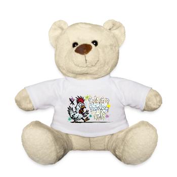 Going to Hendl This Graffiti Denglisch Spruch - Teddy Bear - white - Front