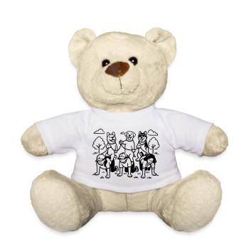 Dog Dog Edition dog rules - Teddy Bear - white - Front