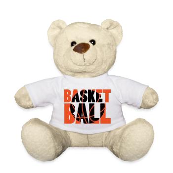 Basketball / Basketball / Basktet-Ball / Sport - Teddy - Weiß - Vorne