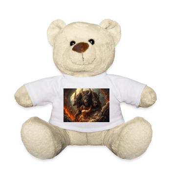 Héraclès amène Cerbère des Enfers - Nounours - blanc - Devant