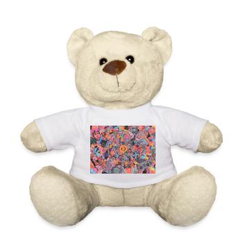 Bitcoin Bazooka - PopArt 3 - Nounours - blanc - Devant