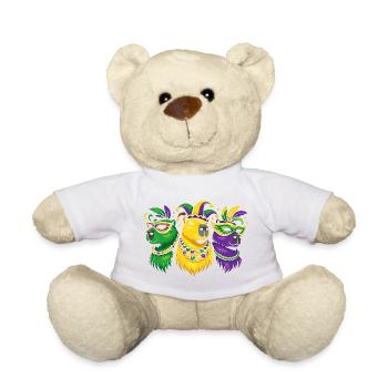 Capybara Maskenfest Trio Mardi Gras - Teddy - Weiß - Vorne