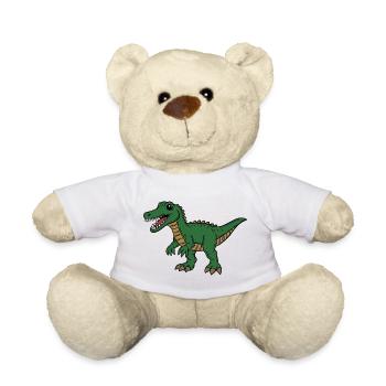 Dinosaure - Nounours - blanc - Devant