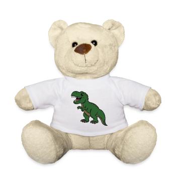 Dinosaurier  - Teddy - Weiß - Vorne