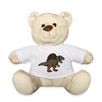 Dinosaur - Teddy Bear - white - Front