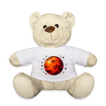 Red Planet Mars - Teddy Bear - white - Front