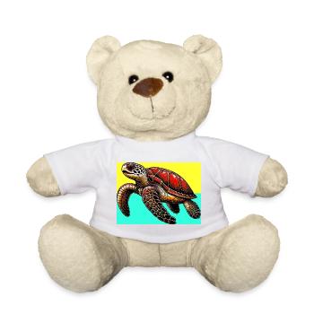 tortue - Nounours - blanc - Devant