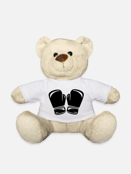boxe - Nounours - blanc