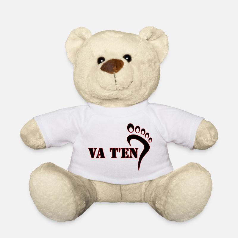 VA T'EN - Nounours - blanc