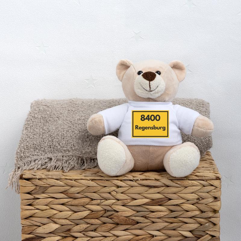 OLD POSTCODE ZIP CODE RETRO 8400 REGENSBURG Teddy Bear