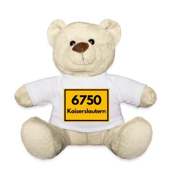 ALTE POSTLEITZAHL PLZ 6750 KAISERSLAUTERN LAUTRE - Teddy - Weiß - Vorne