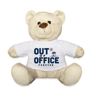 Out of Office Forever - Teddy Bear - white - Front