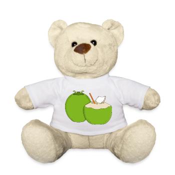 Emerald Coconut Splash - Teddy Bear - white - Front