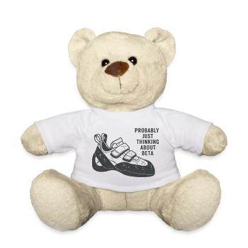 Beta Thought Sneaker Tee - Teddy Bear - white - Front