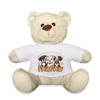 Puppy Love Tee - Teddy Bear - white - Front